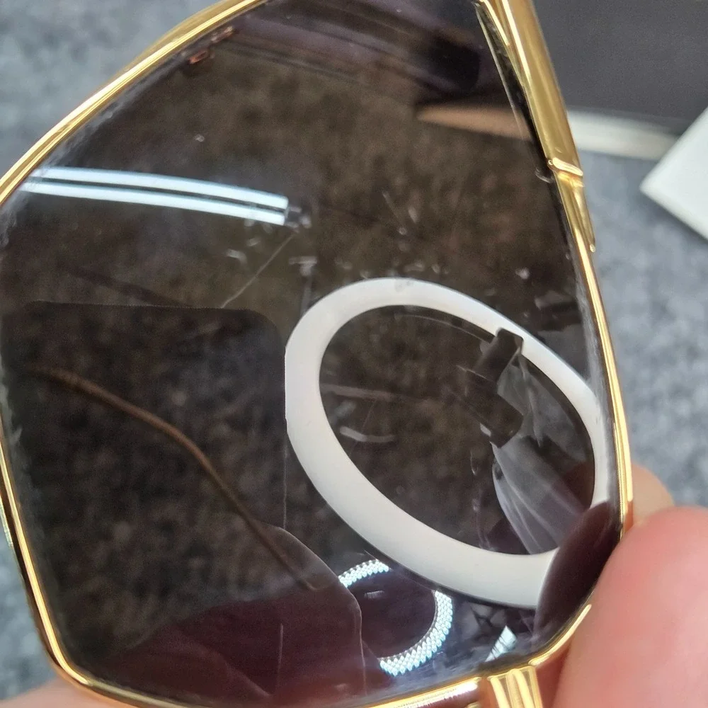 Bottega Veneta Square Sunglasses BV1012S 003 Gold 60 13 145 Made in Italy